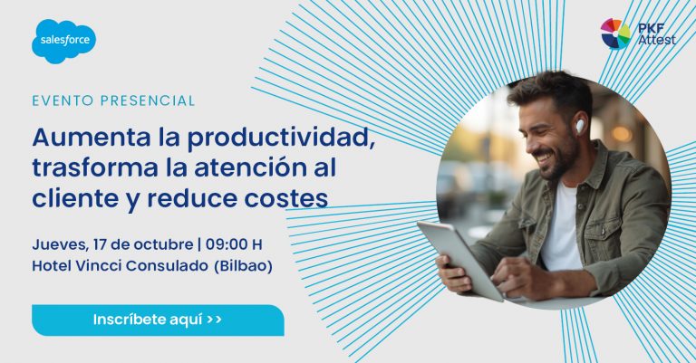 Evento presencial en salesforce sobre Transforma la atención al cliente y mejora la productividad con Salesforce