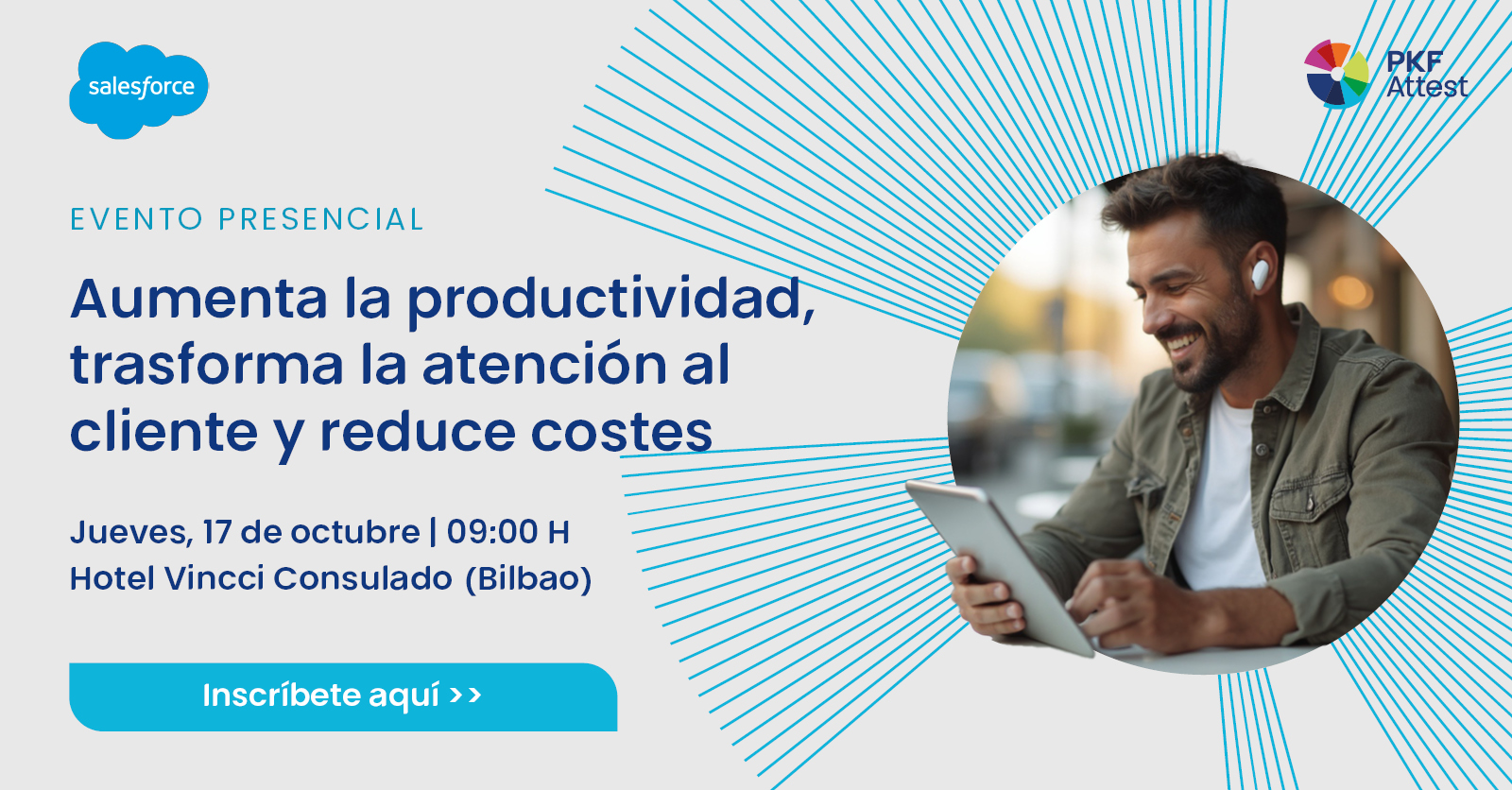 Transforma la atención al cliente y mejora la productividad con Salesforce